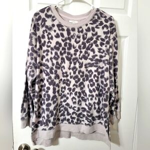 Marices sweatshirt, women's size Medium,  leopard print